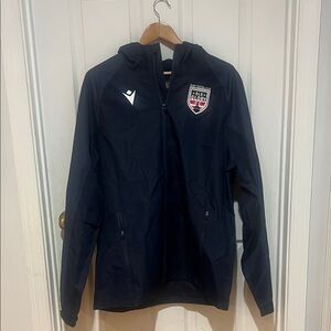Old Glory Rugby Men's Raincoat with Hood